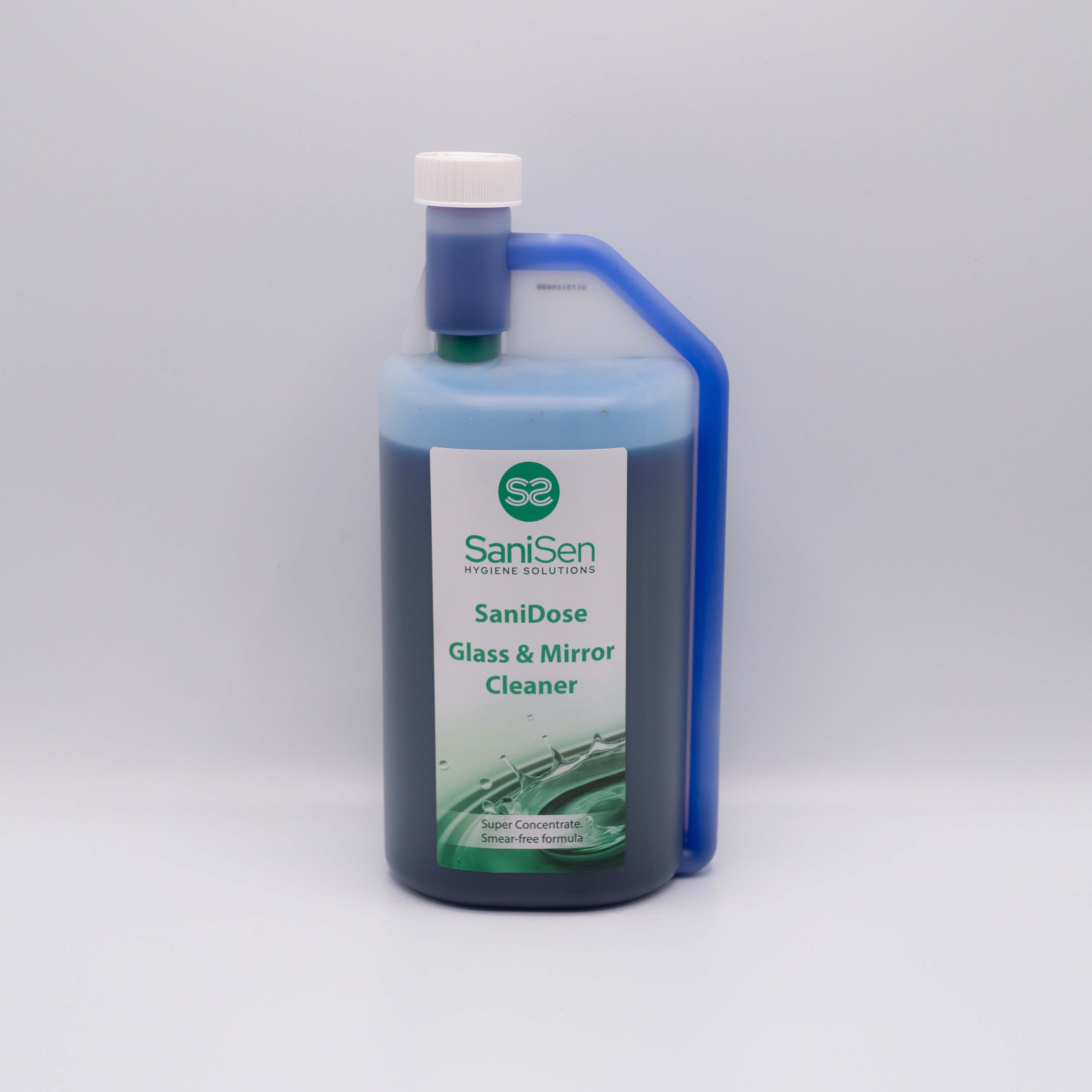 SANIDOSE - Super Concentrated Glass & Mirror Cleaner (6 x 1 Litres)