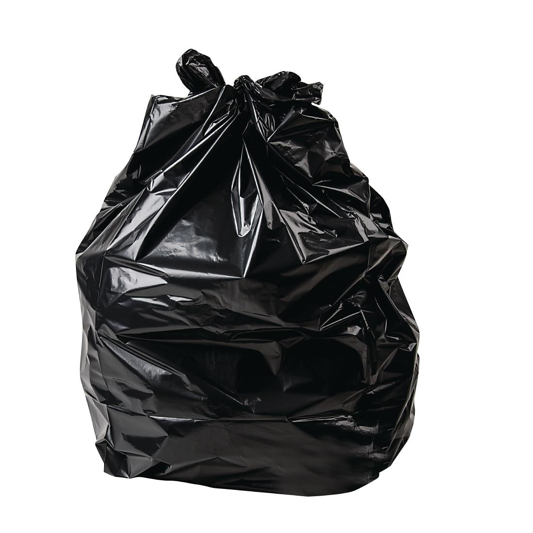 Jantex Medium Extra-Heavy Duty Black Bin Bags 70 Ltr (Pack of 200)